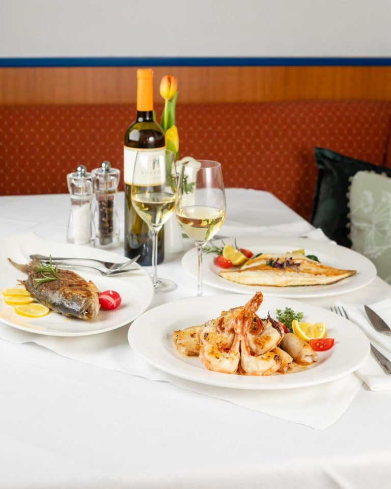 Traditionelle dalmatinische und moderne mediterrane Gericht finden Sie im Fischrestaurant Bodulo. (c) Bodulo