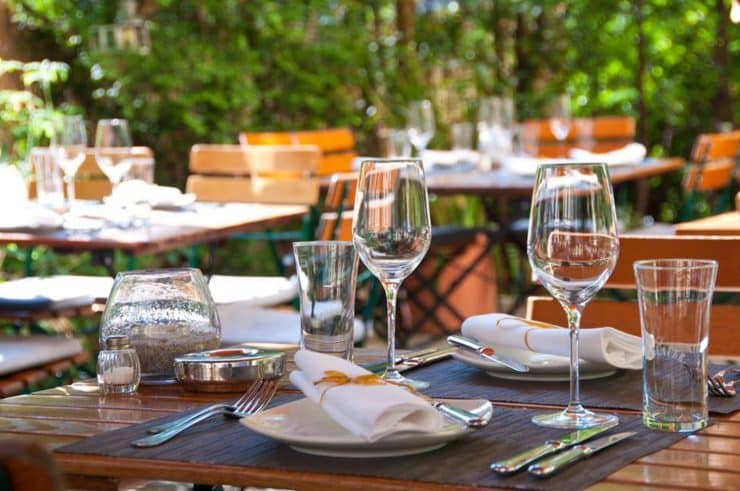 Zum Konzept des „Tancredi“ gehört auch der idyllische Gastgarten. (c) Tancredi