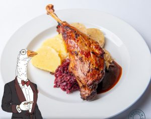 Knuspriges Gansl im Westside