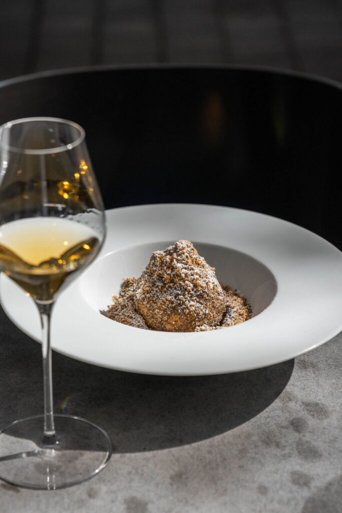 Zwetschkenknödel mit Weißwein im Pichlmaiers zum Herkner in Wien-Hernals